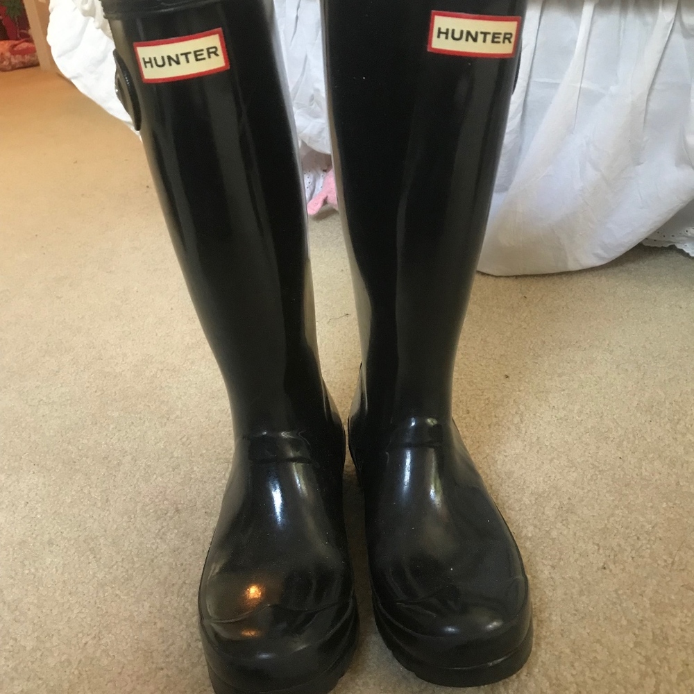 Hunter Big Kids Original Gloss Rainboot